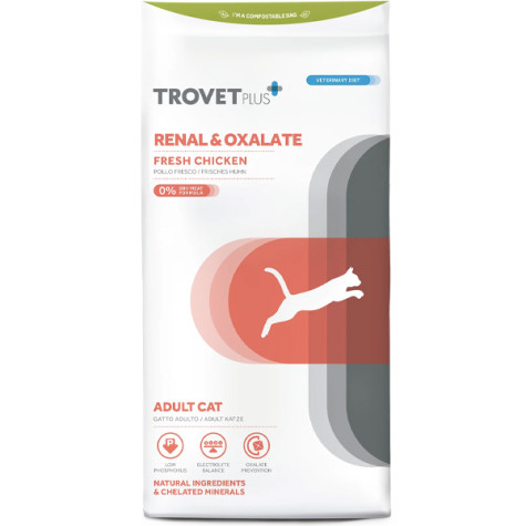Trovet - Plus Cat Renal & Oxalate Pollo Fresco 1,20KG - 
