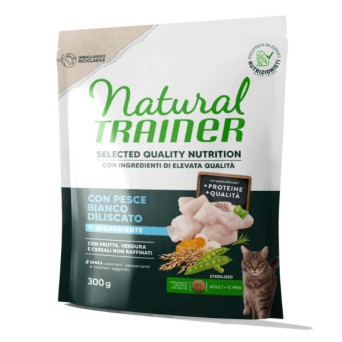 Trainer - Natural Selected Quality Nutrition Cat Adult Sterilised Con Pesce No Grain 300GR -