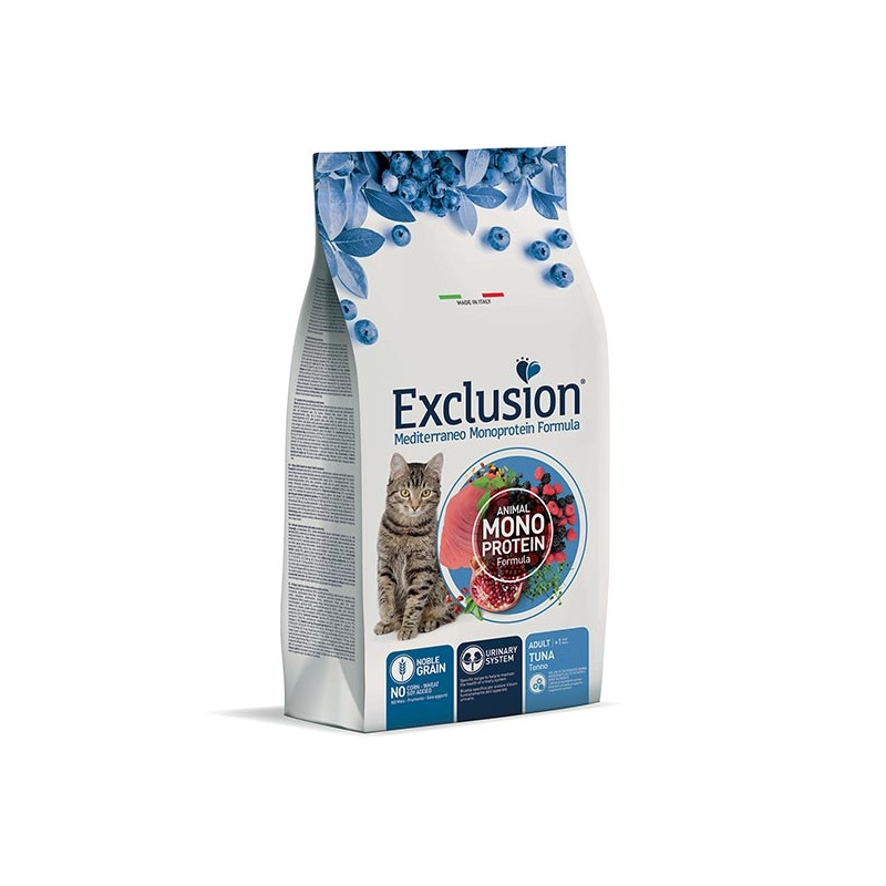 Exclusion - Mediterraneo Monoprotein Adult Tonno 12KG (Gatto)