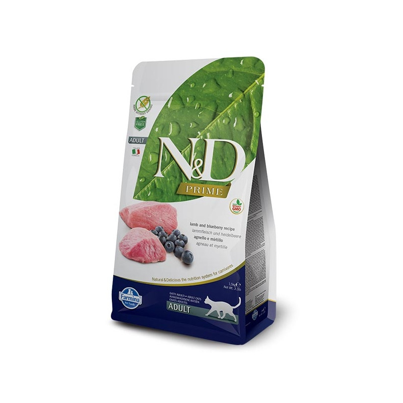 Farmina - Natural & Delicious Prime mit Lamm und Mirtillo 5KG (Katze)