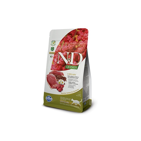 Farmina - Natural & Delicious Quinoa Urinary Anatra Grain Free 5KG (Gatto) - 