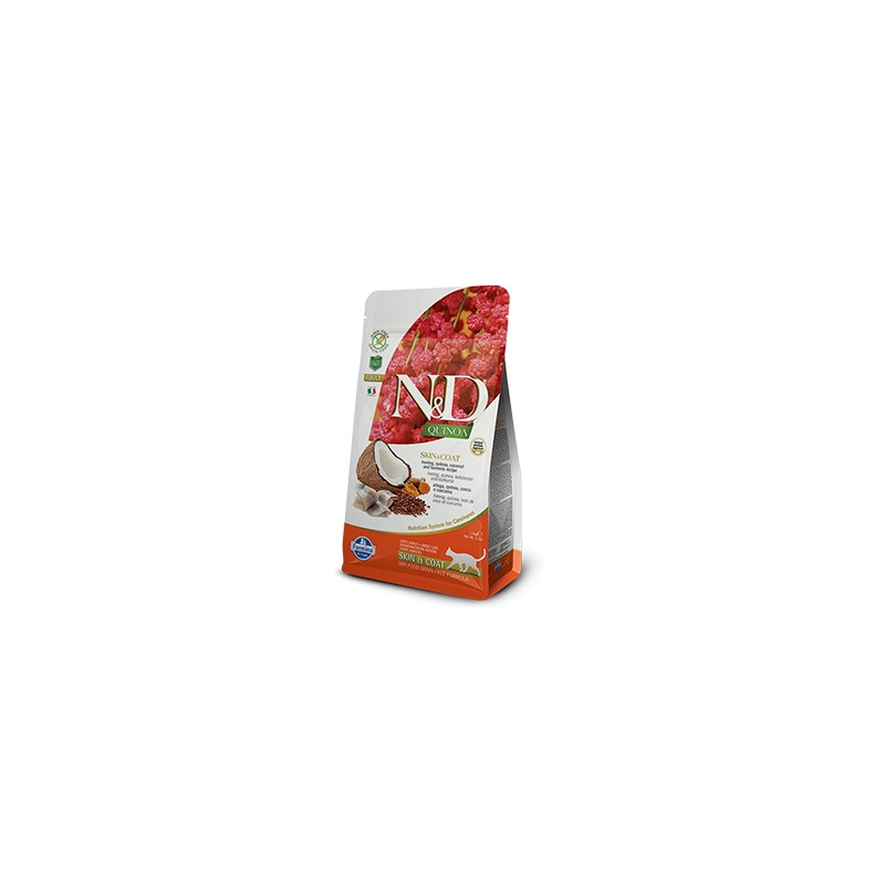 Farmina - Natural & Delicious Quinoa Skin & Coat Hering Grain Free 5KG (Katze) Farmina - Natural & Delicious Quinoa Skin & Coat Hering Grain Free 5KG (Katze)