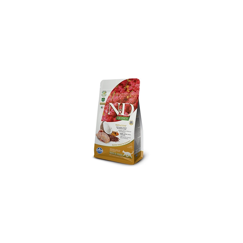Farmina - Natural et Delicious Quinoa Skin et Coat Caille Grain Free 5KG