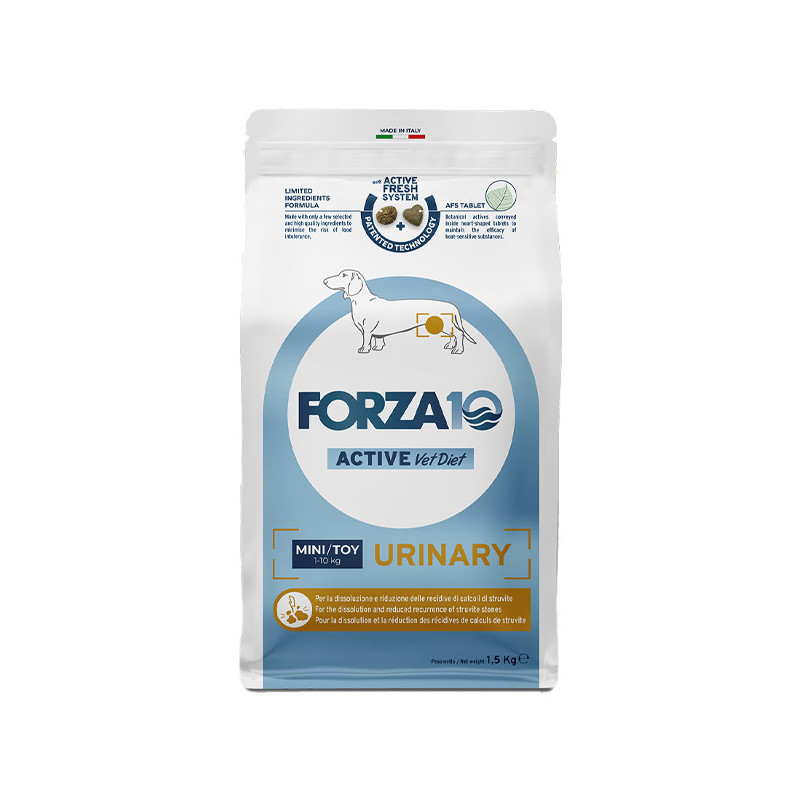 Forza10 - Active Vet Diet Urinary Adult Dog Mini Toy - 1,50KG (Cane) Forza10 - Active Vet Diet Urinary Adult Dog Mini Toy - 1,50KG (Cane)