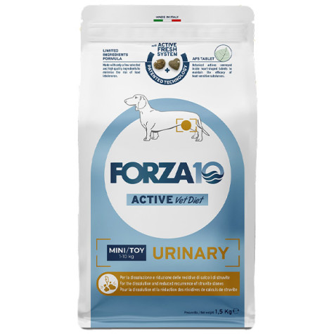 Forza10 - Active Vet Diet Urinary Adult Dog Mini Toy - 1,50KG (Cane) - 