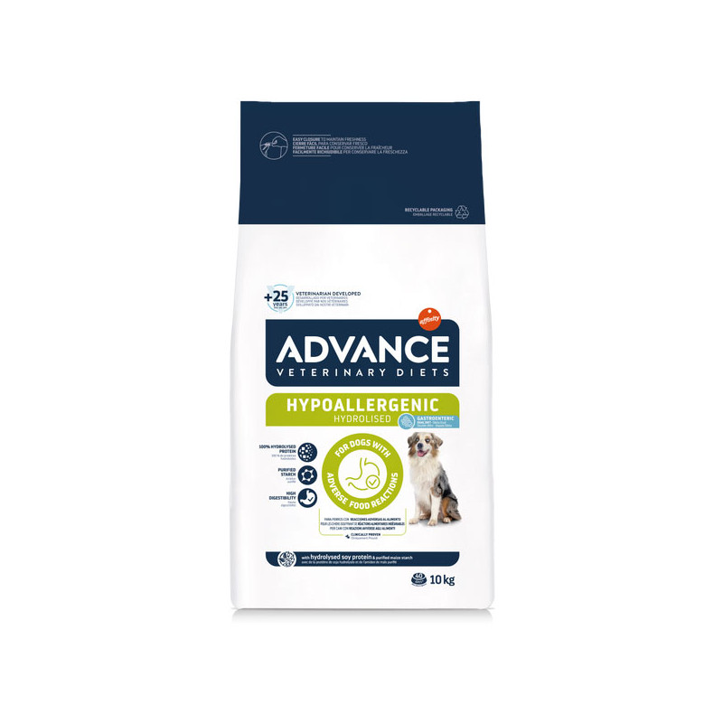 Advance - Veterinary Diet All Breeds Dog Hypoallergenic Soia - 2,50KG (Cane)