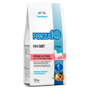 Forza10 - Mini Diet al Maiale con Patate - 1,50KG (Cane) - 