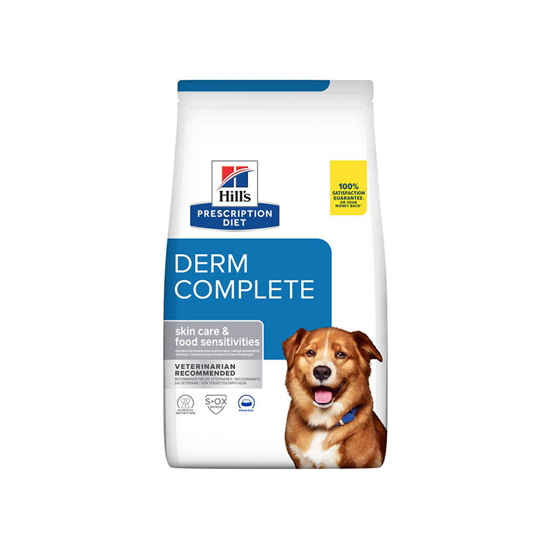 Hill's - Prescription Diet Canine Derm Complete - 12KG (Hund)