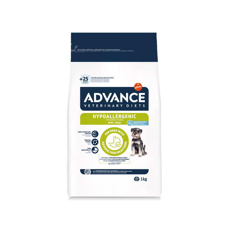 Advance - Veterinary Diet Mini Dog Hypoallergenic Soia - 1KG (Cane) Advance - Veterinary Diet Mini Dog Hypoallergenic Soia - 1KG (Cane)