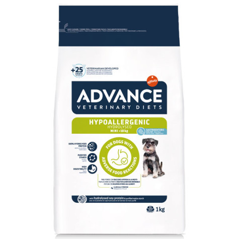 Advance - Veterinary Diet Mini Dog Hypoallergenic Soia - 1KG (Cane) - 