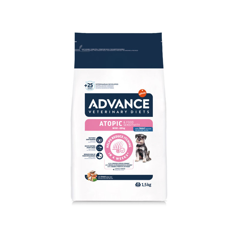 Advance - Veterinary Diet Mini Dog Atopic & Food Sensitivity Forelle - 1,50KG (Hund)