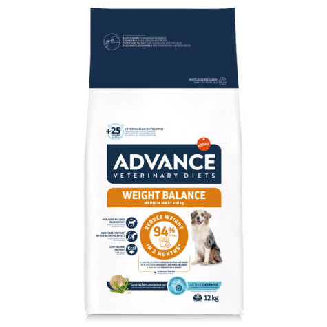 Advance - Veterinary Diet Medium - Maxi Dog Weight Balance Pollo - 3KG (Cane) - 