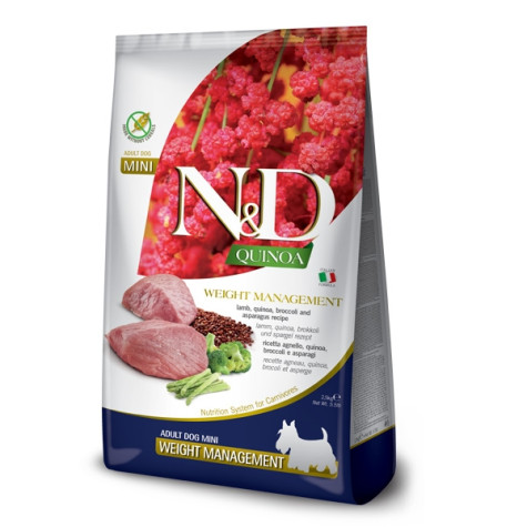 Farmina - Natural & Delicious Mini Quinoa Weight Management - 800GR (Cane) - 