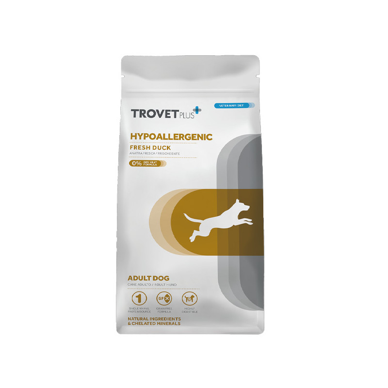 Trovet - Plus Dog Adult Hypoallergenic Canard Fresca 10 kg (Chien) Trovet - Plus Dog Adult Hypoallergenic Canard Fresca 10 kg (Chien)