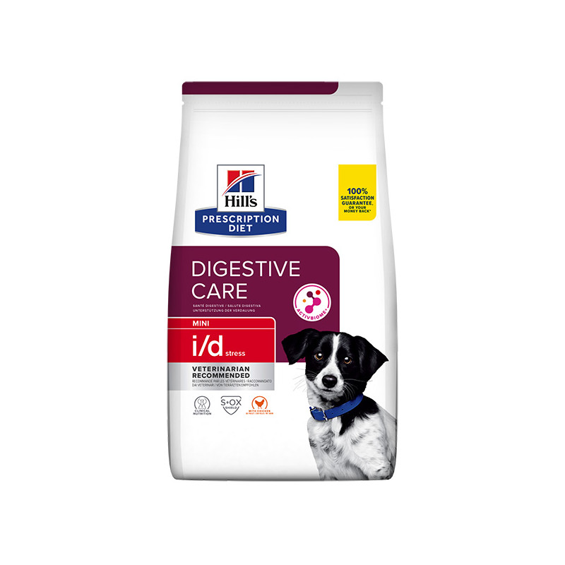 Hill's - Prescription Diet i/d Stress Mini avec Poulet 6 kg (Chien)