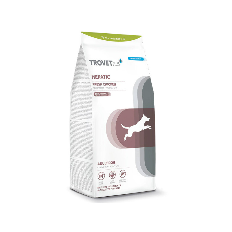 Trovet - Plus Dog Adult Hepatic Chicken Fresco - 3KG (Dog) Trovet - Plus Dog Adult Hepatic Chicken Fresco - 3KG (Dog)