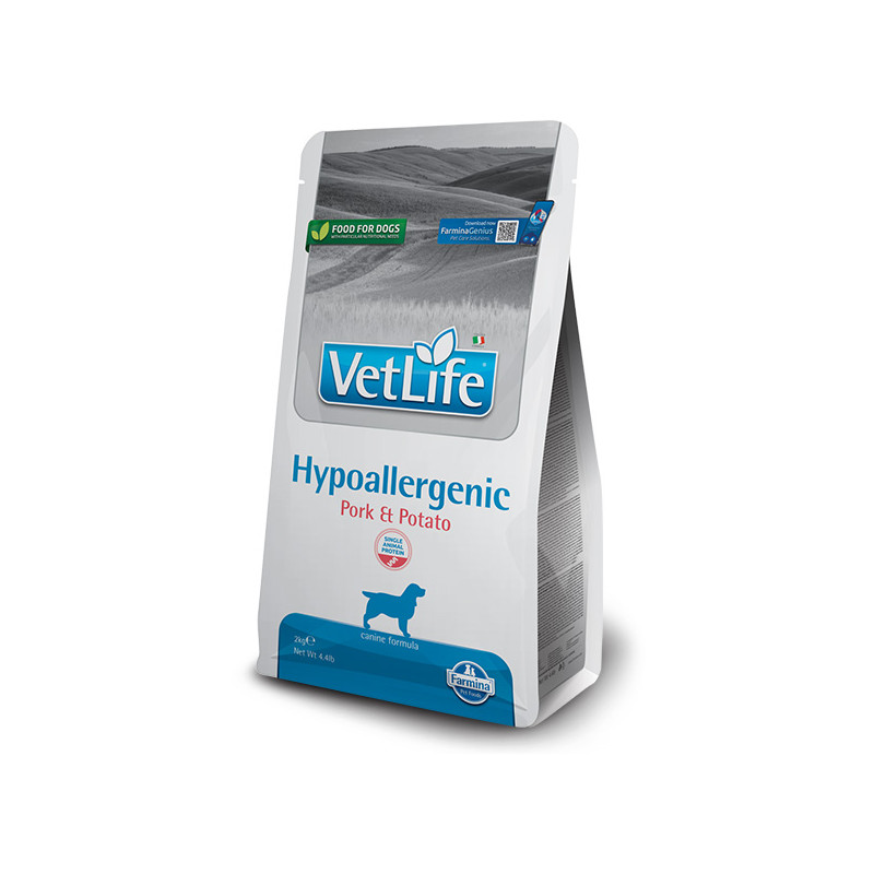 Farmina - Vet Life Hypoallergenic Pork e Potato 2 kg (Chien) Farmina - Vet Life Hypoallergenic Pork e Potato 2 kg (Chien)