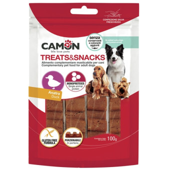 Camon - Snack Barretta di Anatra Porzionabile - 100GR (Cane) -