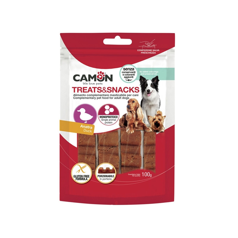 Camon - Snack Barretta von Ente Porzionabile - 100GR (Hund) Camon - Snack Barretta von Ente Porzionabile - 100GR (Hund)