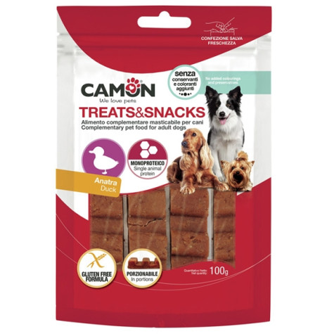 Camon - Snack Barretta di Anatra Porzionabile - 100GR (Cane) -