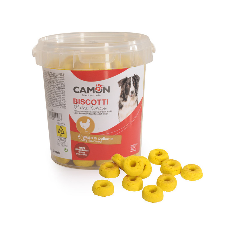 Camon - Biscuits Mini Ring Corn - 350GR (Dog) Camon - Biscuits Mini Ring Corn - 350GR (Dog)