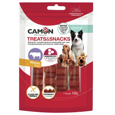 Camon - Snack Barretta di Manzo Porzionabile - 100GR (Cane) -