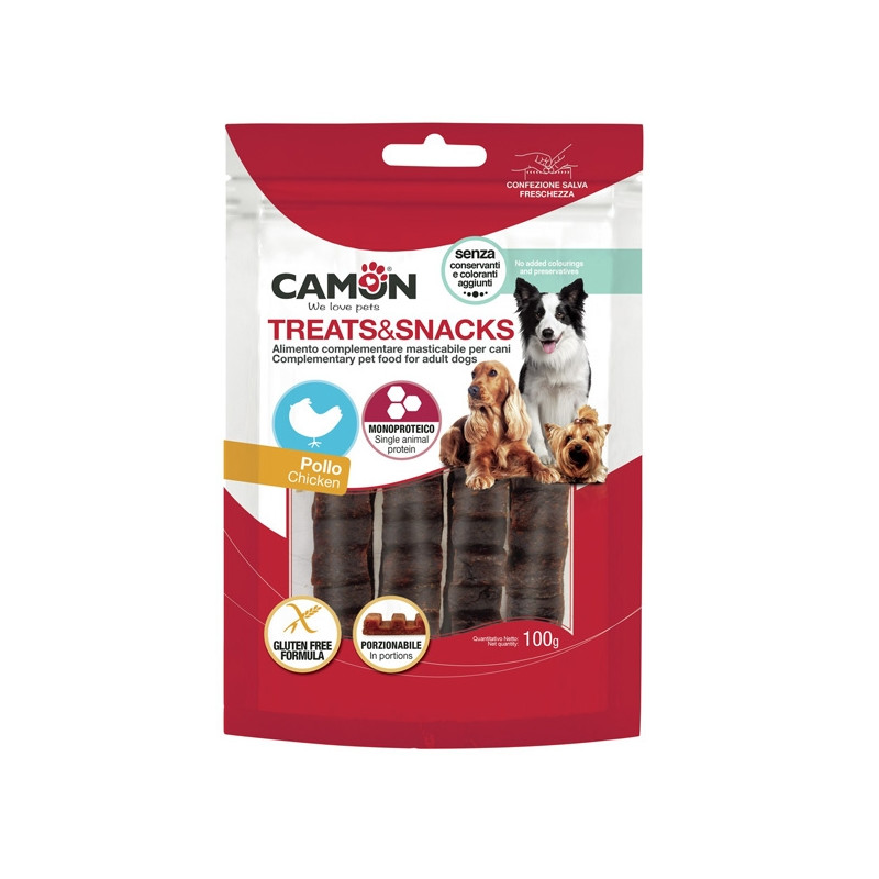 Camon - Snack Barretta of Chicken Porzionabile - 100GR (Dog) Camon - Snack Barretta of Chicken Porzionabile - 100GR (Dog)