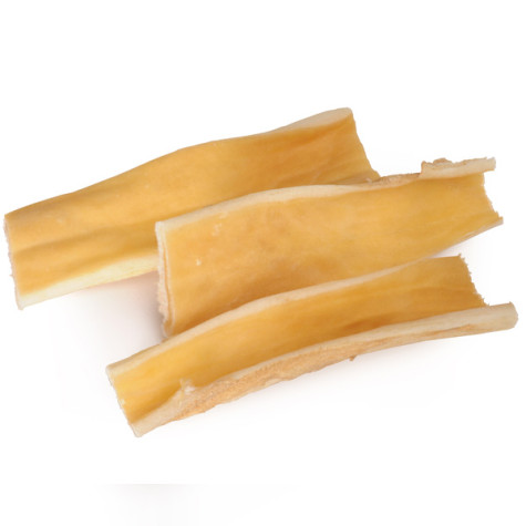 Camon - Snack Striscie di Pelle Di Testa di Bovino Bianca - 200GR (Cane) - 