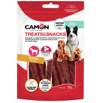 Camon - Snack Cani Horse Strips - 80GR (Cane) - 
