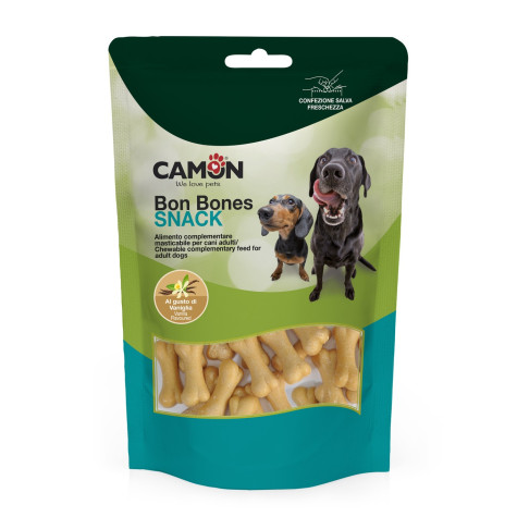 Camon - Snack Bon Bones al Gusto di Vaniglia - 120GR (Cane) - 