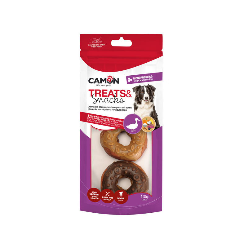 Camon - Treats & Snack Donuts Mix of Gusti - 135GR (Dog) Camon - Treats & Snack Donuts Mix of Gusti - 135GR (Dog)