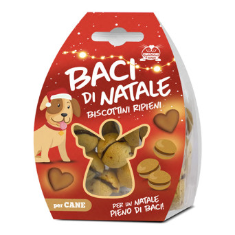 Coltivia - Baci Di Natale Biscottini Ripieni per Cani - 50GR (Cane) - 