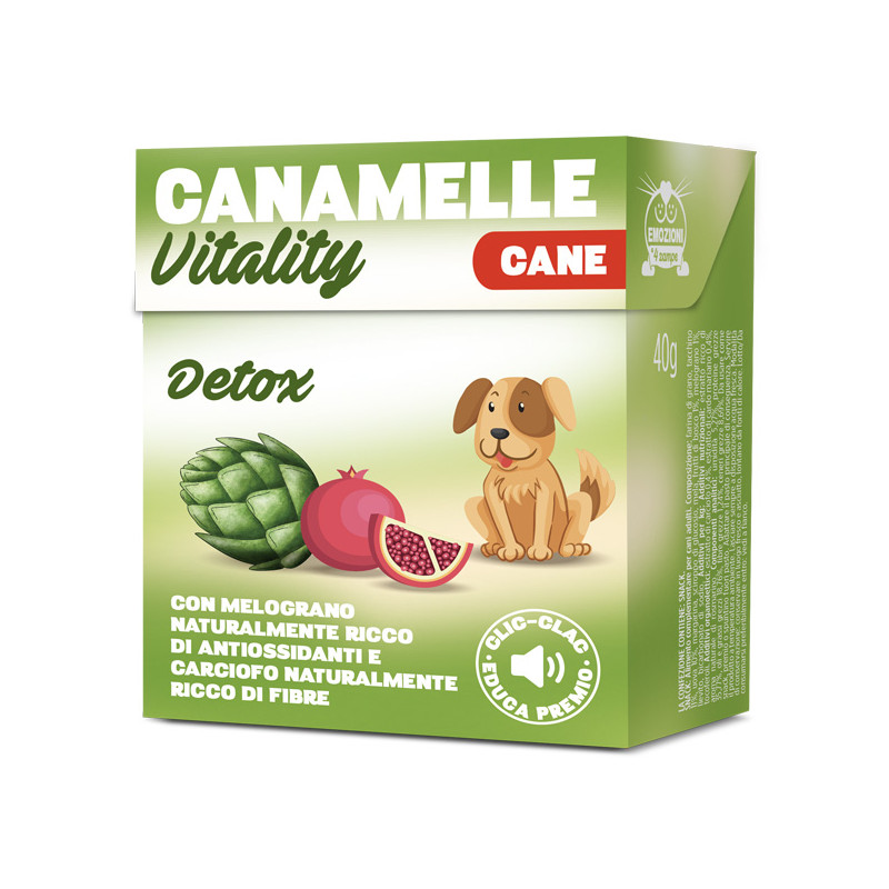Coltivia - Canamelle Vitality Detox per Cane 40 g (Chien) Coltivia - Canamelle Vitality Detox per Cane 40 g (Chien)