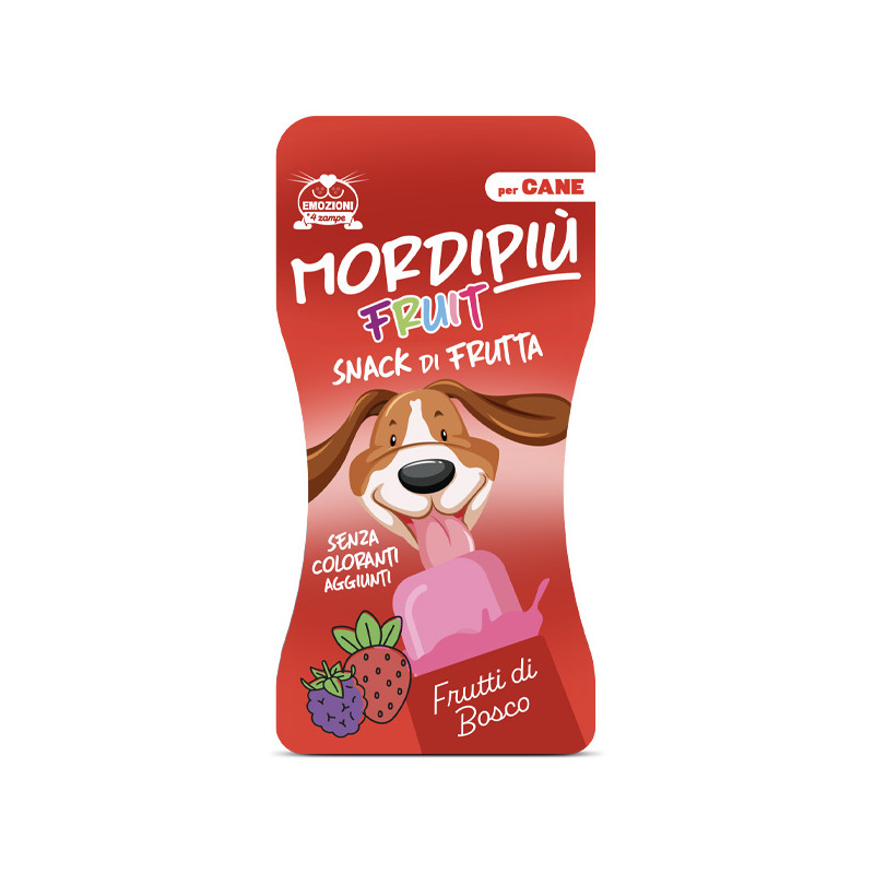 Coltivia - Mordipiù Gelatino Fruit per Cane Frutti di Bosco - 50GR (Cane) Coltivia - Mordipiù Gelatino Fruit per Cane Frutti di Bosco - 50GR (Cane)