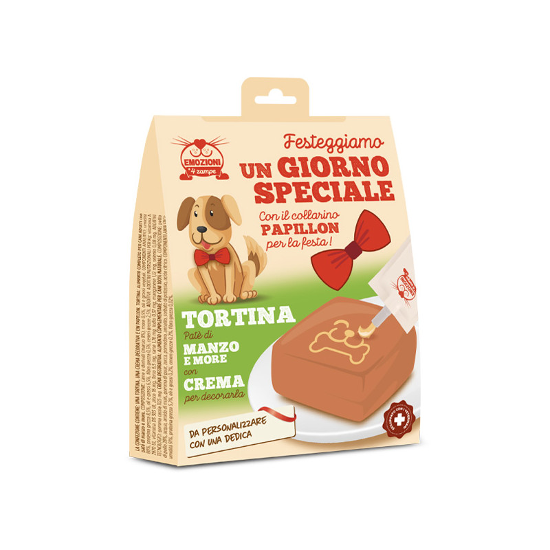Coltivia - Un Giorno Speciale Kit per il Compleanno del Cane con Tortina Gusto Manzo - 1 Box Completo (Cane) Coltivia - Un Giorno Speciale Kit per il Compleanno del Cane con Tortina Gusto Manzo - 1 Box Completo (Cane)