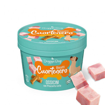 Doggye bag - Cuortenero Biscotti Ossicini Low Grain Prosciutto Cotto - 150GR (Cane) - 