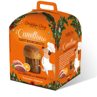 Doggye bag - Canettone Gastronomico per Cani con Anatra all'arancia - 125GR (Cane) - 