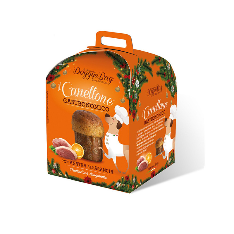 Doggye bag - Canettone Gastronomico for Dogs with Duck all'arancia - 125GR (Dog) Doggye bag - Canettone Gastronomico for Dogs with Duck all'arancia - 125GR (Dog)
