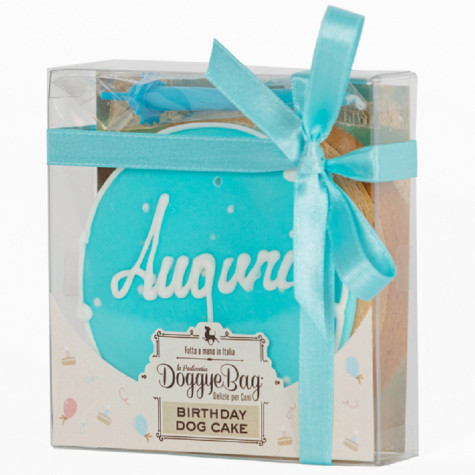 Doggye bag - Torta Birthday Dog Cake Azzurra di Buon Compleanno per Cani - 120GR (Cane) - 