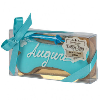 Doggye bag - Torta per Cani Birthday Bones Blu - 85 (Cane) - 