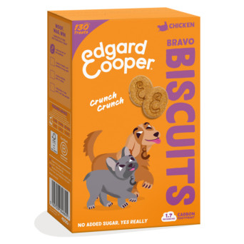 Edgard&Cooper - Biscotti per Cani Bravo Biscuits Pollo - 400GR (Cane) - 
