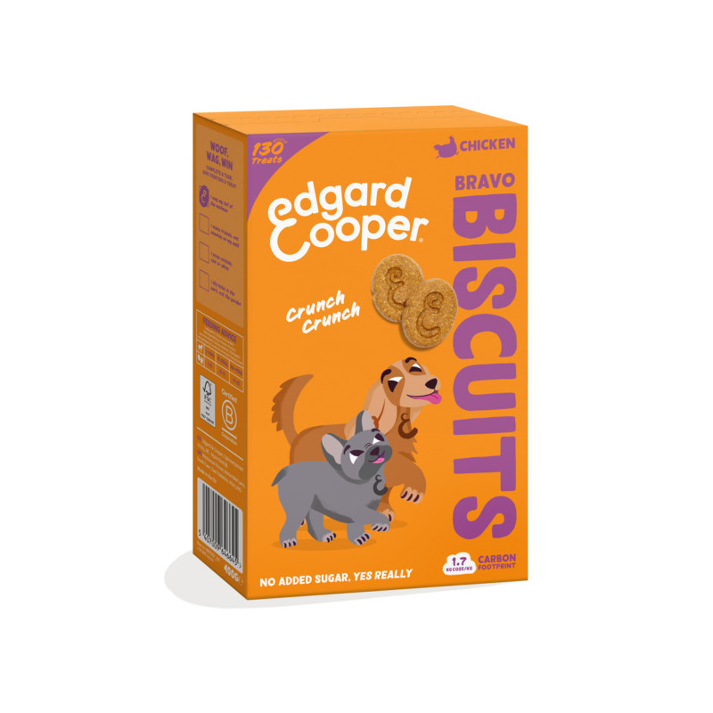 Edgard&Cooper - Kekse für Hunde Bravo Biscuits Huhn - 400GR (Hund) Edgard&Cooper - Kekse für Hunde Bravo Biscuits Huhn - 400GR (Hund)