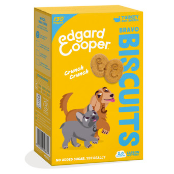 Edgard&Cooper - Biscotti per Cani Bravo Biscuits Tacchino e Pollo - 400GR (Cane) - 