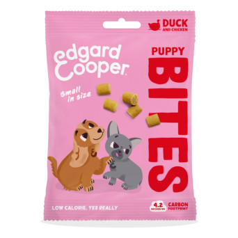 Edgard&Cooper - Snack Cani Bocconcini Top Dog Bites Anatra con Pollo Small - 50Gr. Piccoli (Cane) -