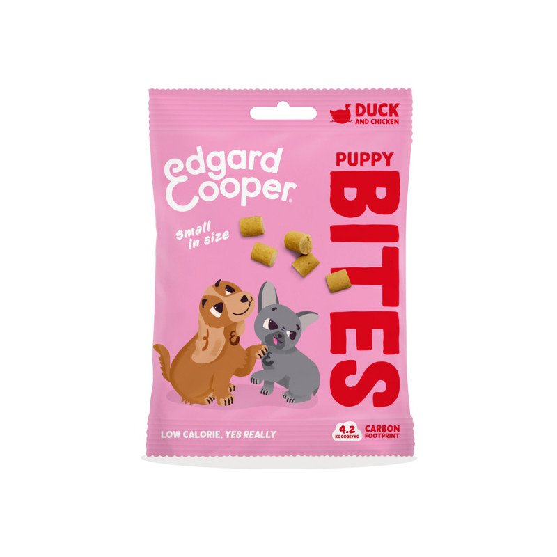 Edgard&Cooper - Snack Dogs Chunks Top Dog Bites Duck with Chicken Small - 50Gr. Piccoli (Dog) Edgard&Cooper - Snack Dogs Chunks Top Dog Bites Duck with Chicken Small - 50Gr. Piccoli (Dog)