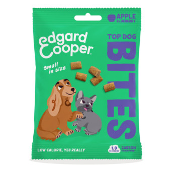 Edgard&Cooper - Snack Cani Bocconcini Top Dog Bites Mela Small - 50Gr. Piccoli (Cane) -
