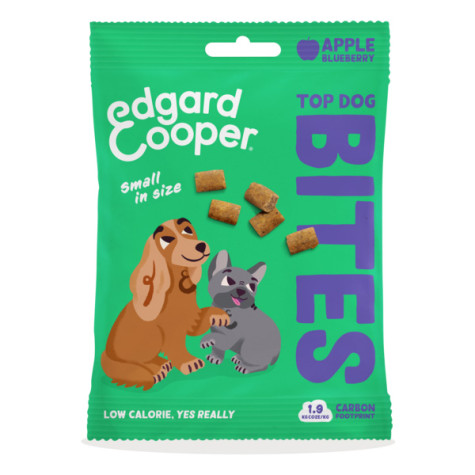 Edgard&Cooper - Snack Cani Bocconcini Top Dog Bites Mela Small - 50Gr. Piccoli (Cane) -