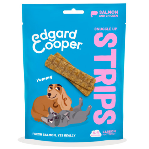 Edgard&Cooper - Striscette Snack Cani al Salmone e Pollo - 75GR (Cane) - 
