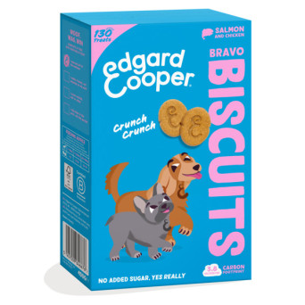 Edgard&Cooper - Biscotti per Cani Bravo Biscuits Salmone e Pollo - 400GR (Cane) -