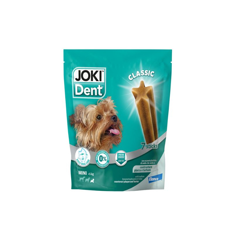 Elanco - Joki Plus Dent classic - Snack - 98GR - Taglia Mini (Hund) Elanco - Joki Plus Dent classic - Snack - 98GR - Taglia Mini (Hund)